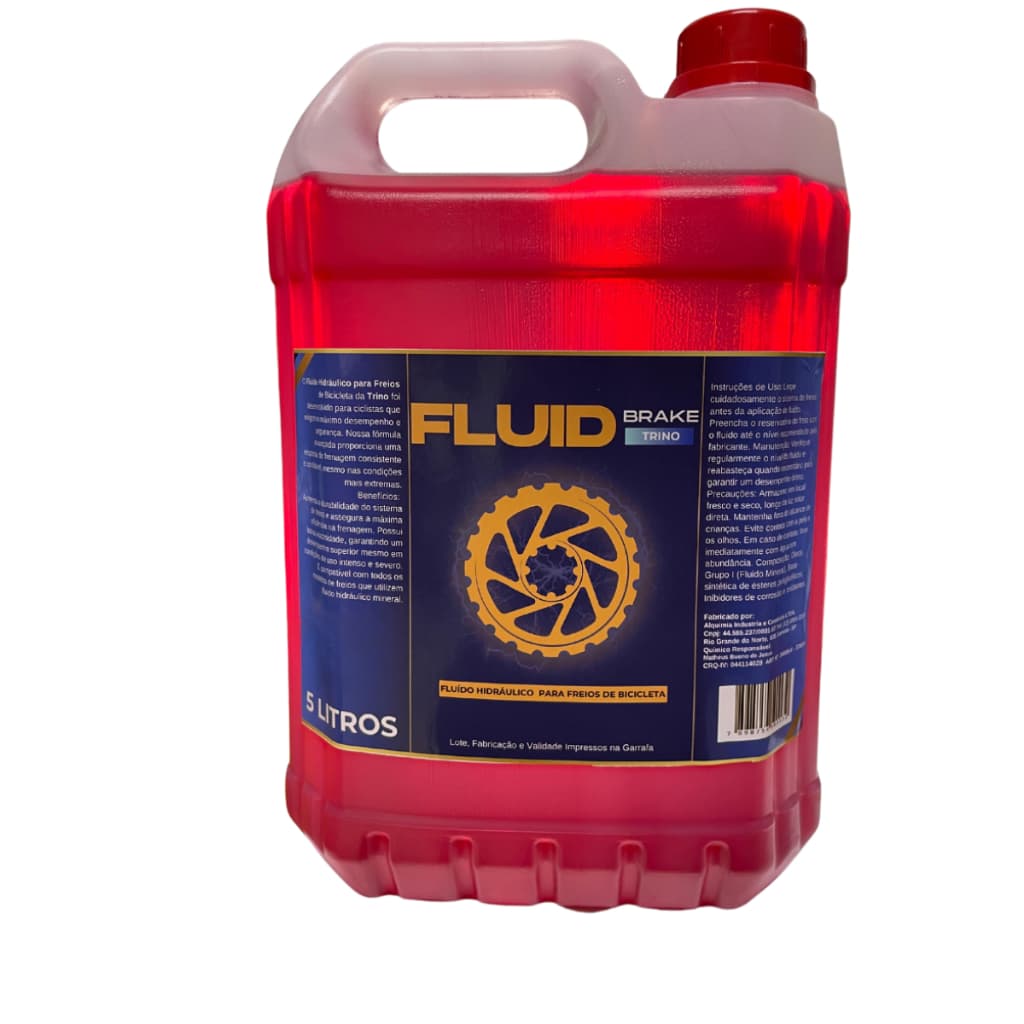 Óleo Mineral Lubrificante Freio Hidráulico Disco Bike Fluid Brake 5litros