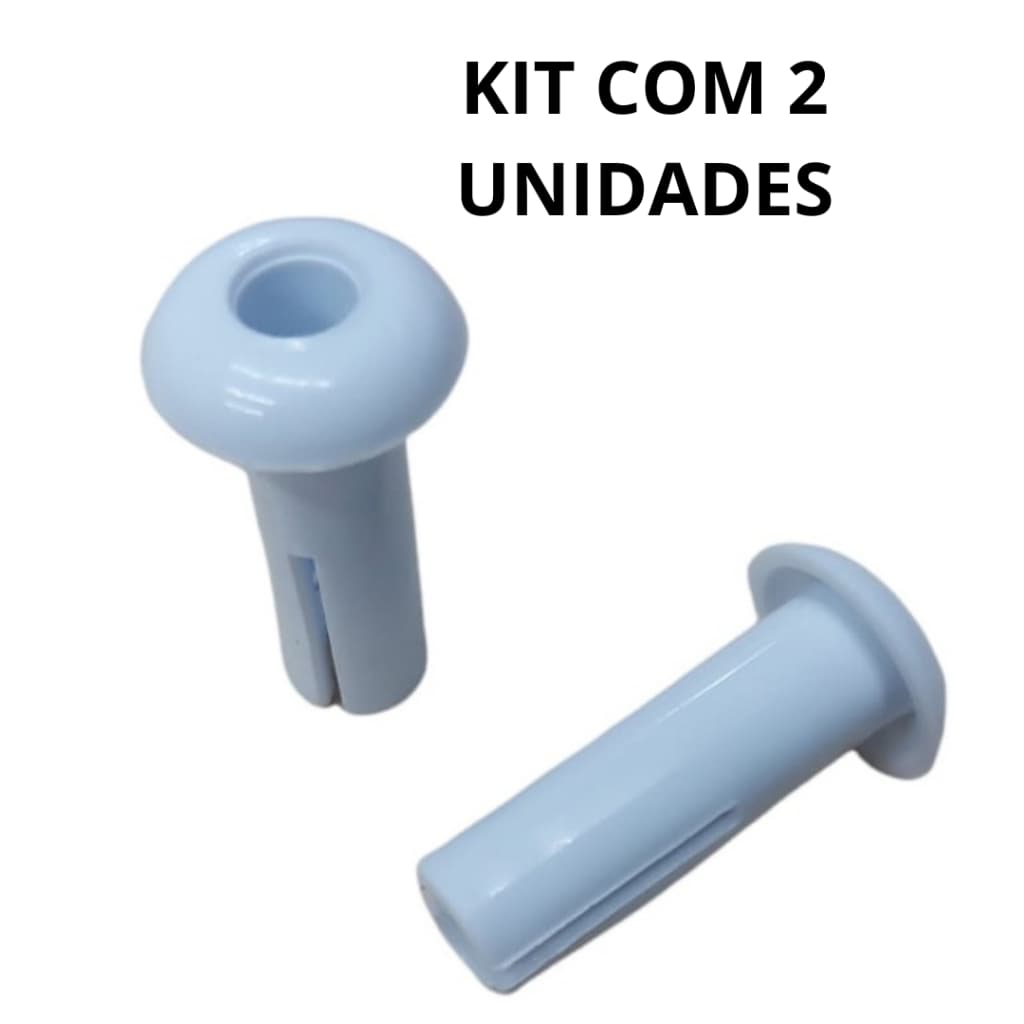 KIT COM 02 Botao Pino De Oscilacao Branco Ventilador Mondial