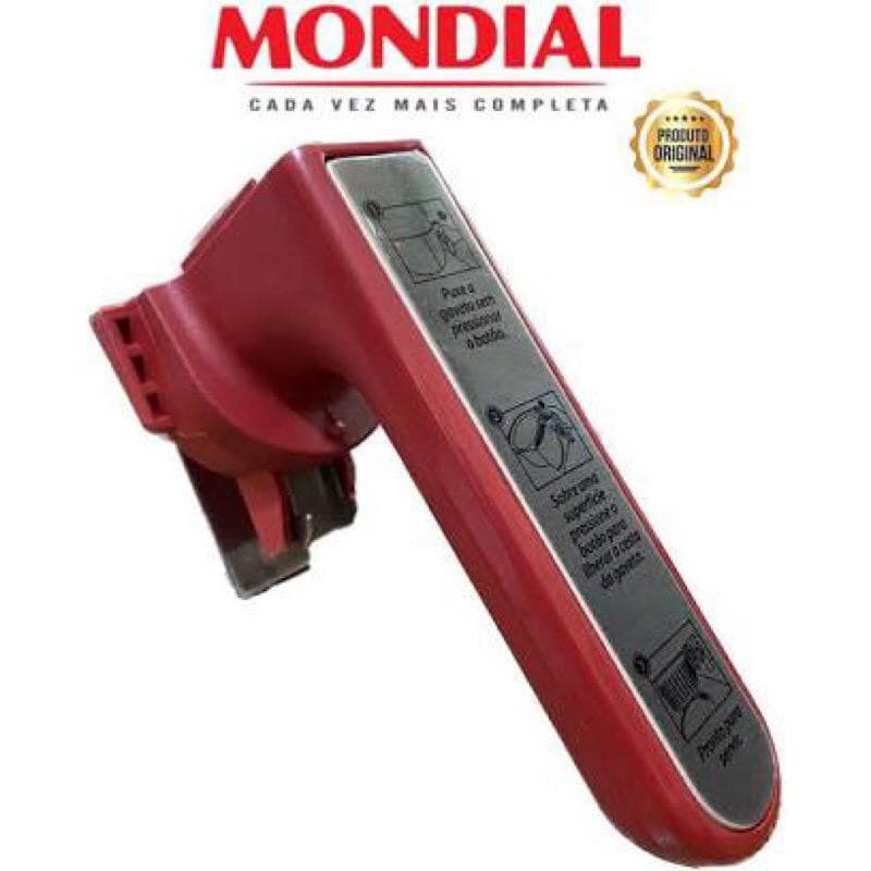 Puxador Air Fryer Mondial AFN-40 AFN-50 Original Vermelho