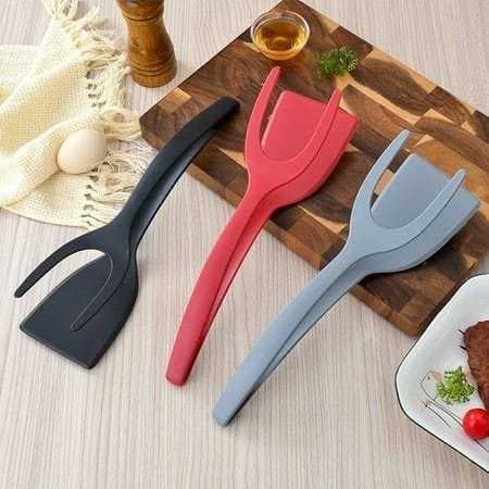 Kit até 3 Espátula De Cozinha 2 Em 1 Multultizada Com Espátula Antiaderente
