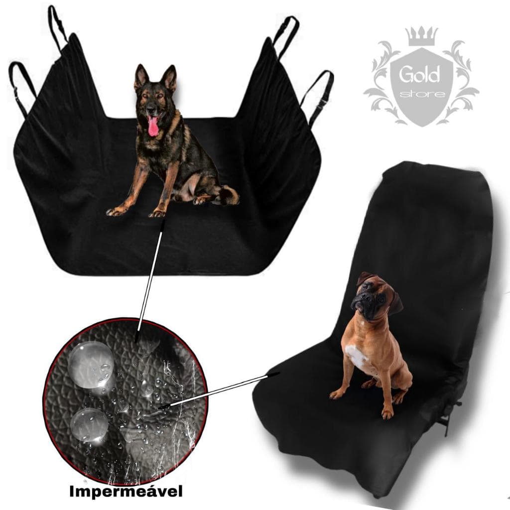 Kit Capa Pet Traseiro e Capa Pet Dianteiro Transporte Impermeavel