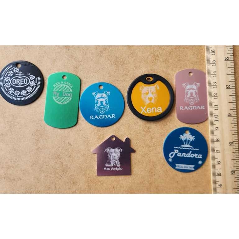 Tag ideal para pets de porte medio.