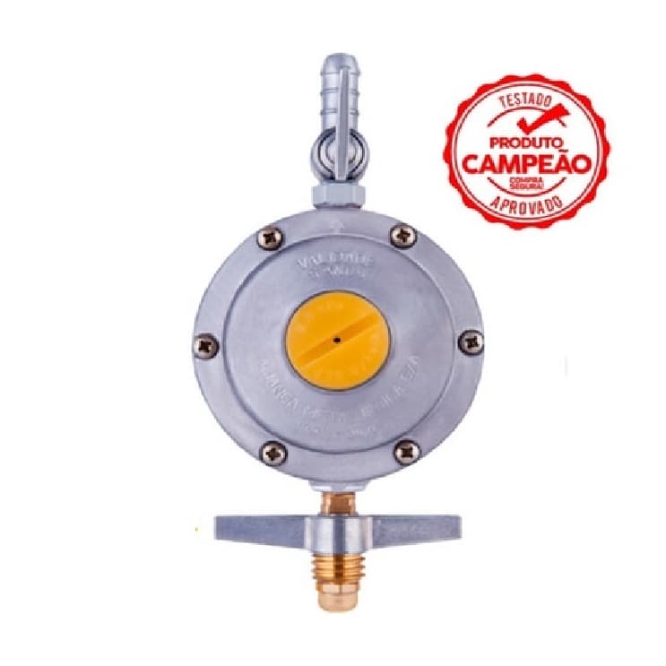 Registro Regulador De Gás Aliança 506/ 2kg Baixa Pressão