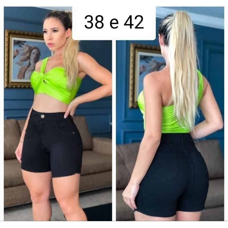 Short jeans lycra