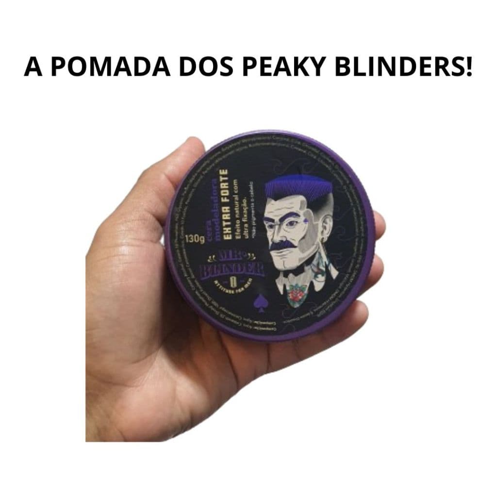 KIT COM 02 CERAS MODELADORAS MR. BLINDER (A CERA DOS PEAKY BLINDERS)