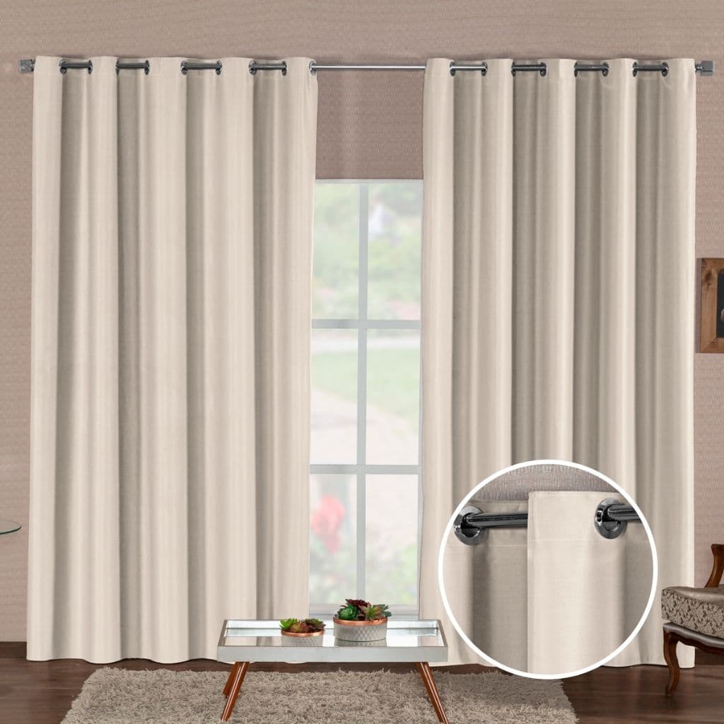 Cortina Corta Luz Blackout Blecaute Em Tecido Premium Para Sala e Quarto