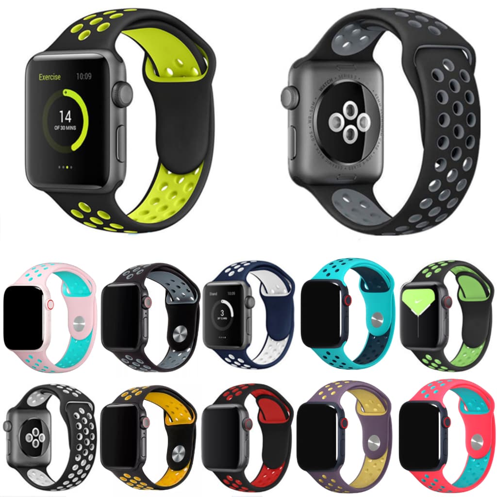 Daniel Favo de mel Apple Watch sporty pulseira de silicone respirável 38/40/41/42/44/45/49mm