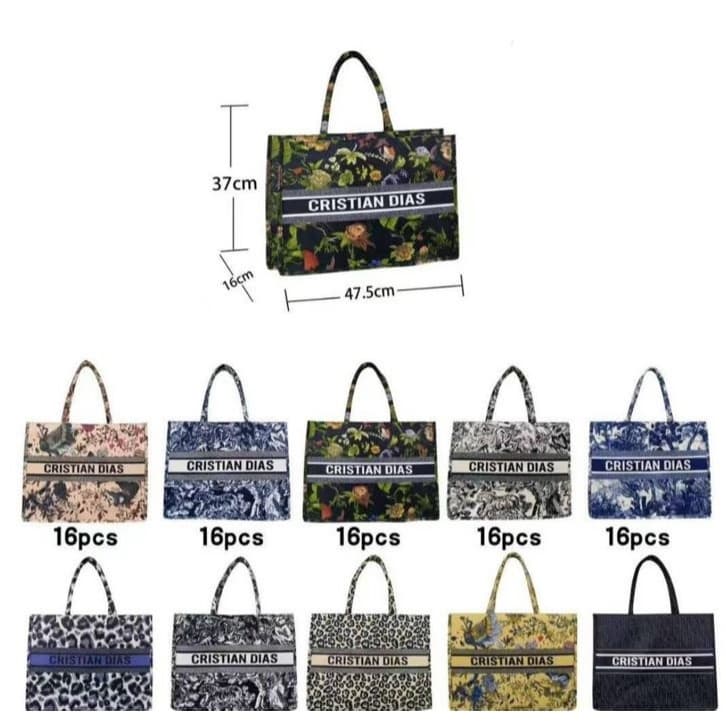 Bolsas femininas com figuras e marca Cristian Dias（Bolsa--002）