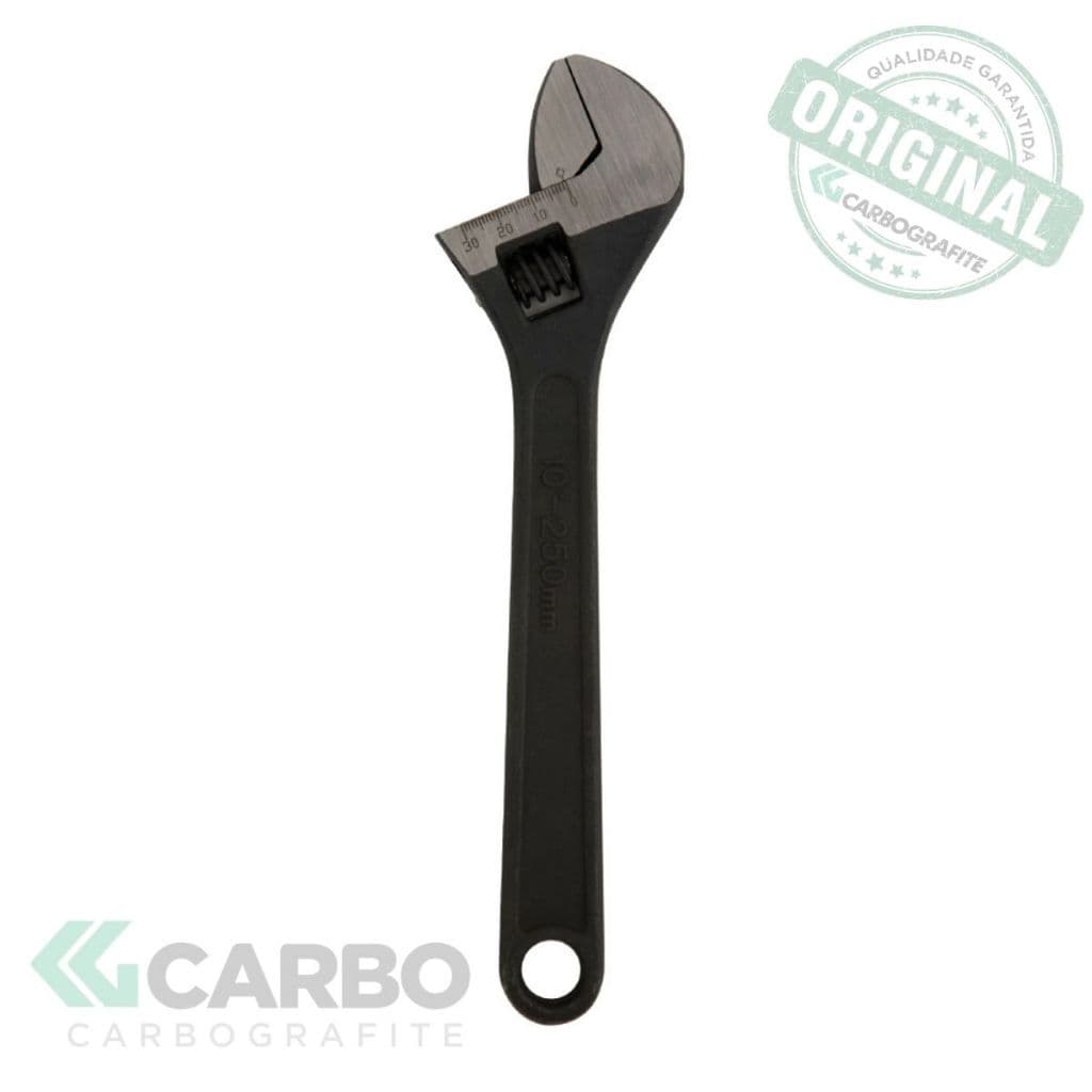 CHAVE INGLESA 10'' CARBOGRAFITE