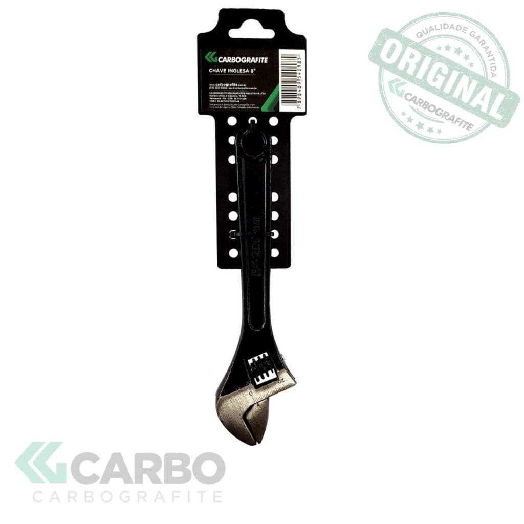 CHAVE INGLESA 8'' CARBOGRAFITE