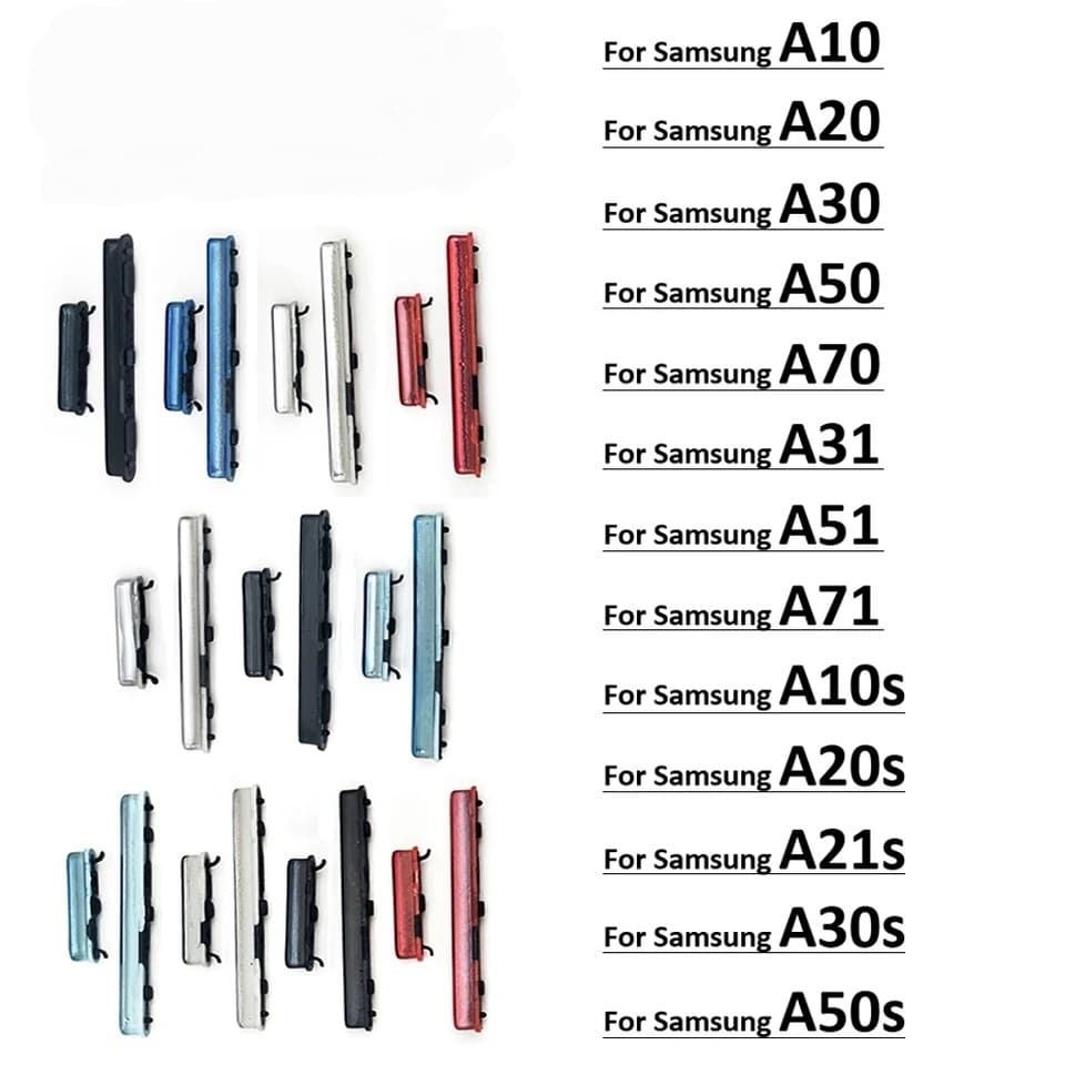 Botão Power E Volume De Galaxy A10/A10s/A20/A20s/A30s/A30A50/A70 Nova Habitação Em  Fora Do Lado