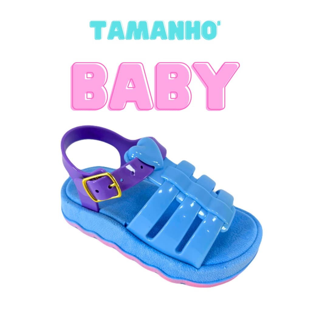 Sandália Papete Infantil Baby 20 a 26 Bebê Menina Criança Estilosa