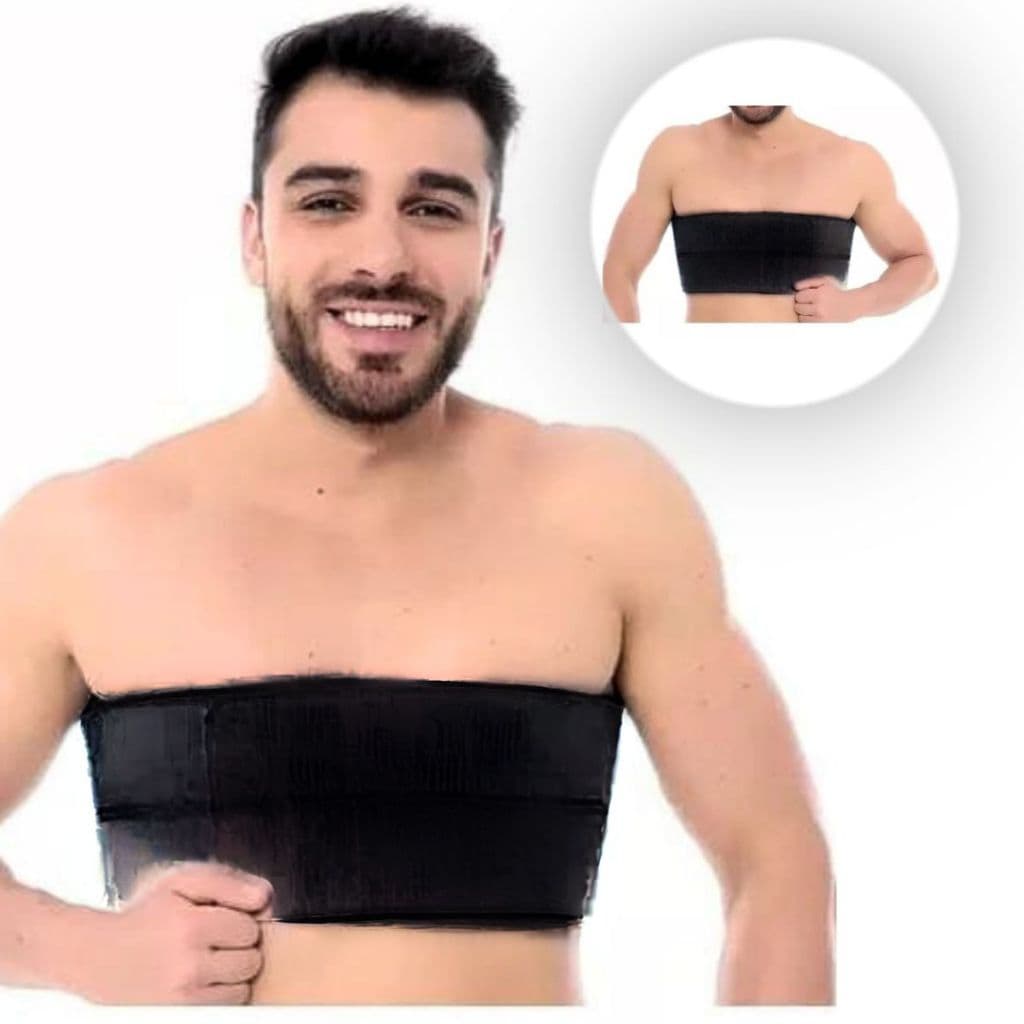 Cinta Faixa Torácica Costela Abdominal Elástica Pós Cirúrgica Ortopédica Compressão Ajustável