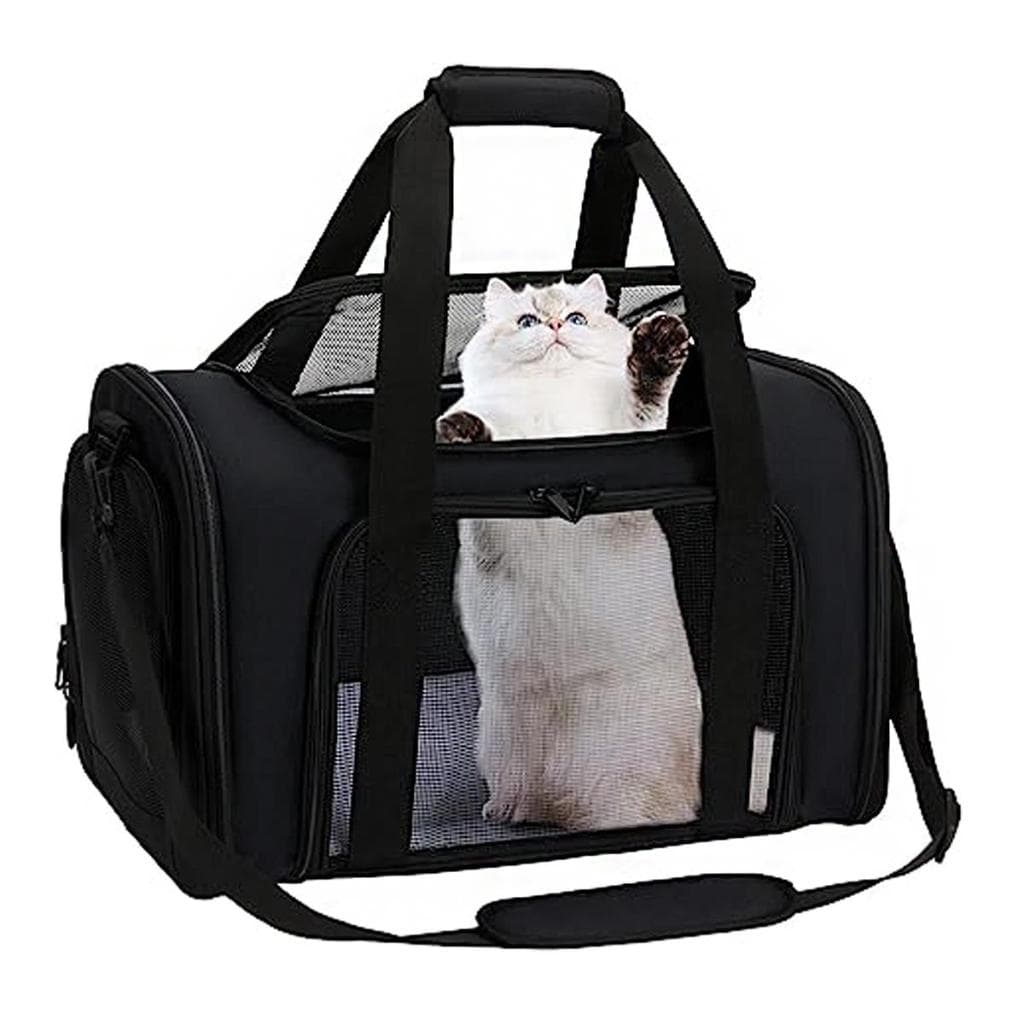 Bolsa Transversal Transporte Pet Cão Cachorro Gato Viagem Passeio Caixa Telado