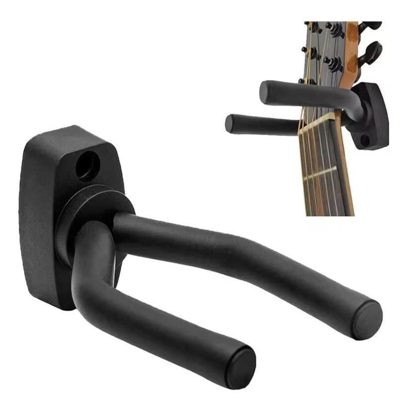 Suporte de Parede para Violão Viola Baixo Guitarra e Ukulele-Entrega rápida