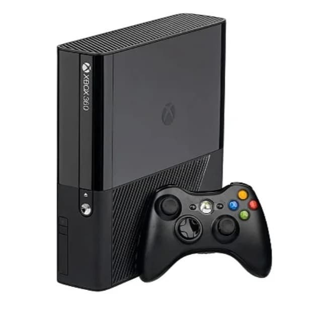 Xbox 360 Super Slim Bloqueado ou desbloqueado  + 1 Controles + 1 Jogos + Garantia!