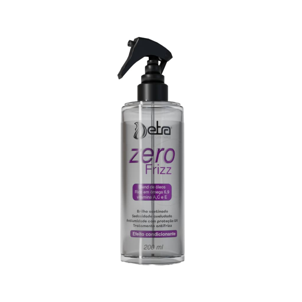 Spray Finish Anti Frizz finalizador de penteado profissional DETRA HAIR