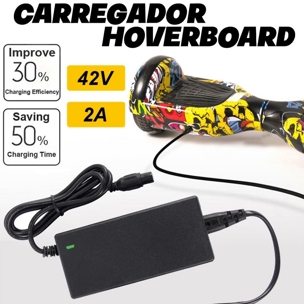 Carregador Hoverboard Fonte Smart Balance Scooter Fonte 42v