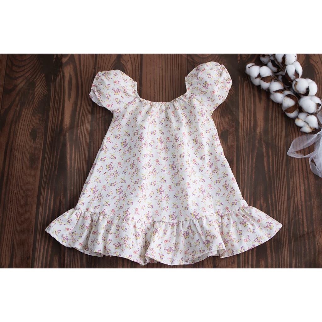 Vestido Ciganinha Infantil Branco Algodão Festa Menina