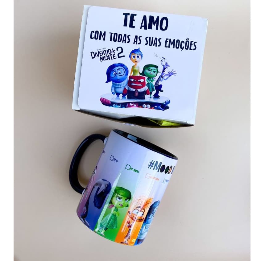 Caneca Divertidamente 2 Com Caixa Decorada
