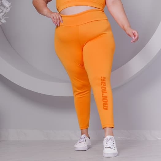 Calça Legging Mormaii Fitness Plus Size – Tecnologia de Alta Compressão e Zero Transparência