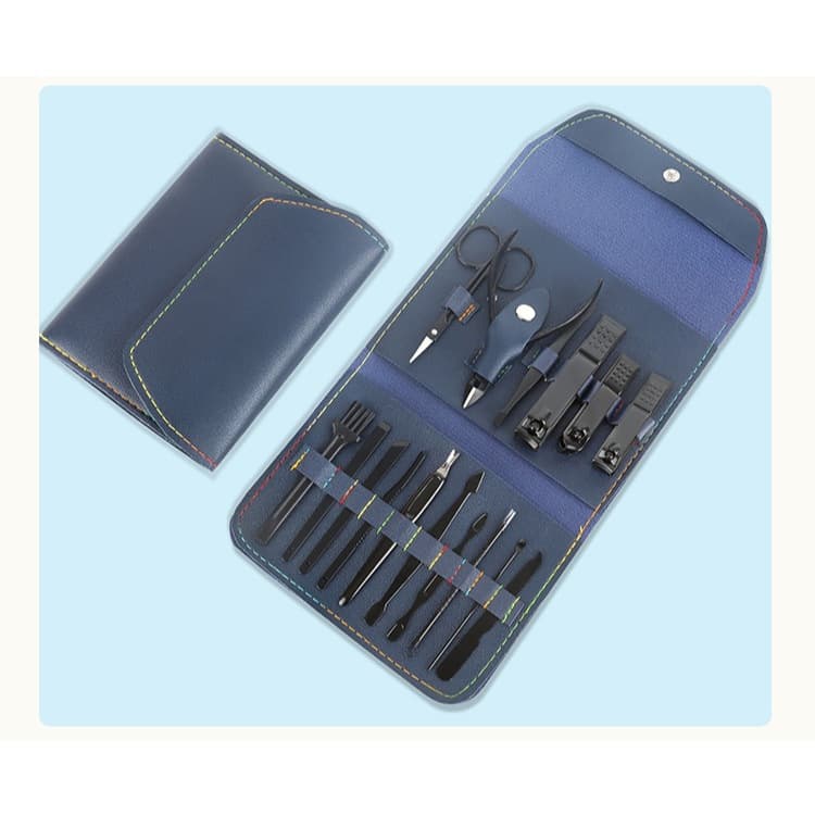 KIT 16 Pçs/Set Professional Aço Inoxidável Cutícula Nippers Cortador De Unhas