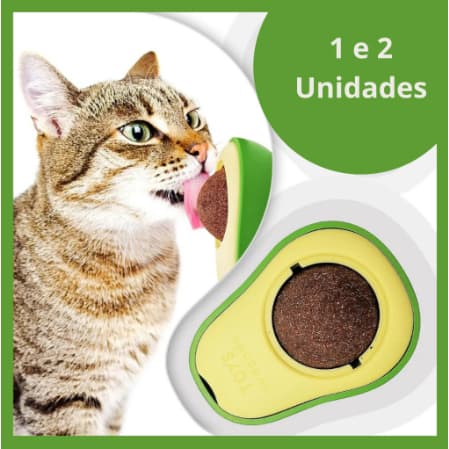 Abacate De Brinquedo Avocado Para Gatos Com Catnip Erva Gato Natural