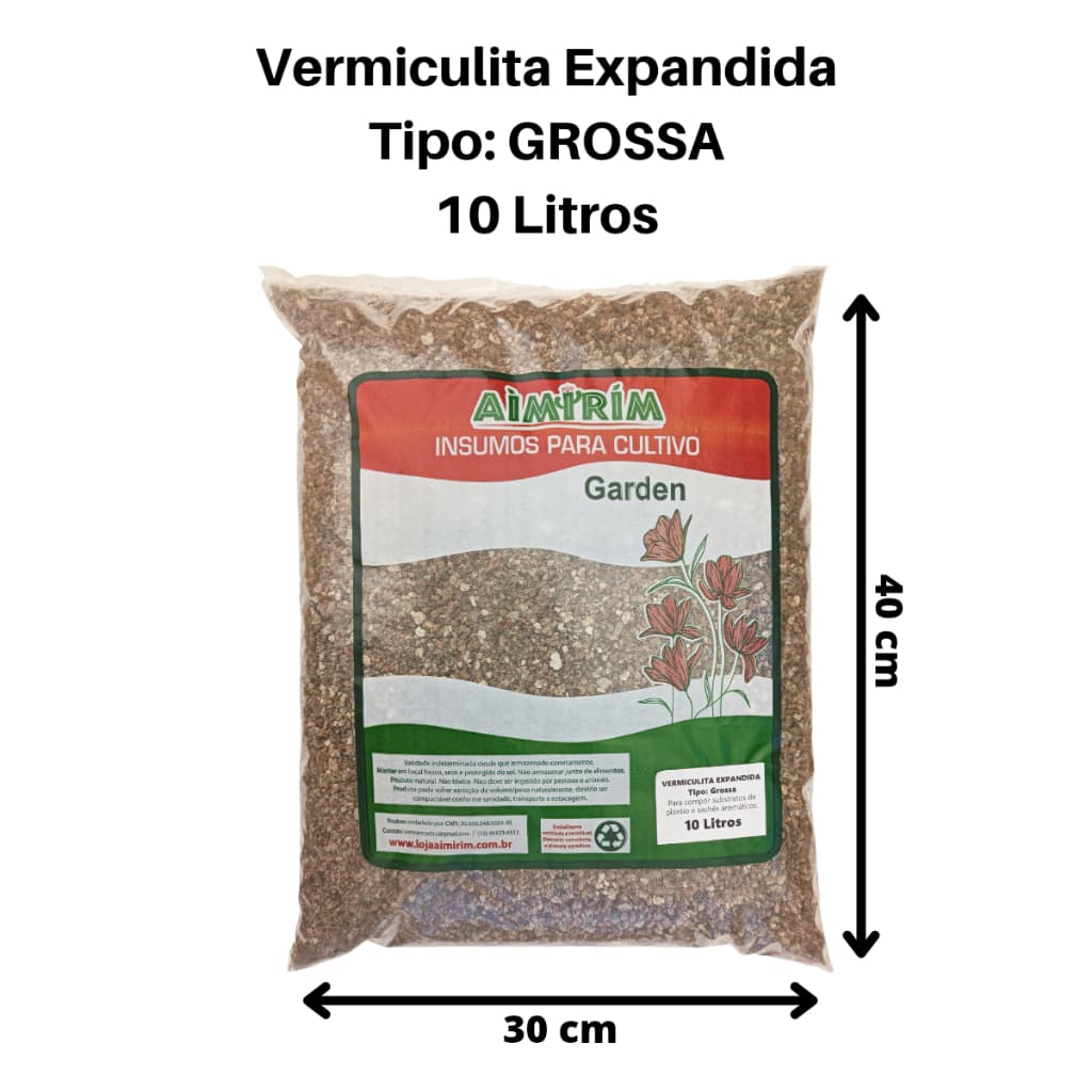 Vermiculita Expandida - 10 Litros