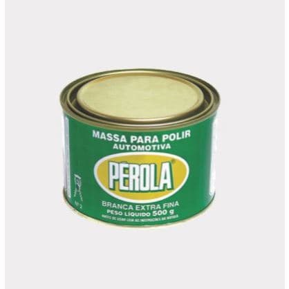 MASSA POLIR AUTOMOTIVA Nº2 PEROLA CARROS 500G  BRANCA EXTRA FINA