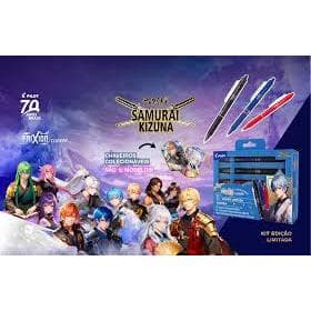 Kit Edição Limitada Samurai Kizuna Frixion Clicker C/3 Cores PILOT