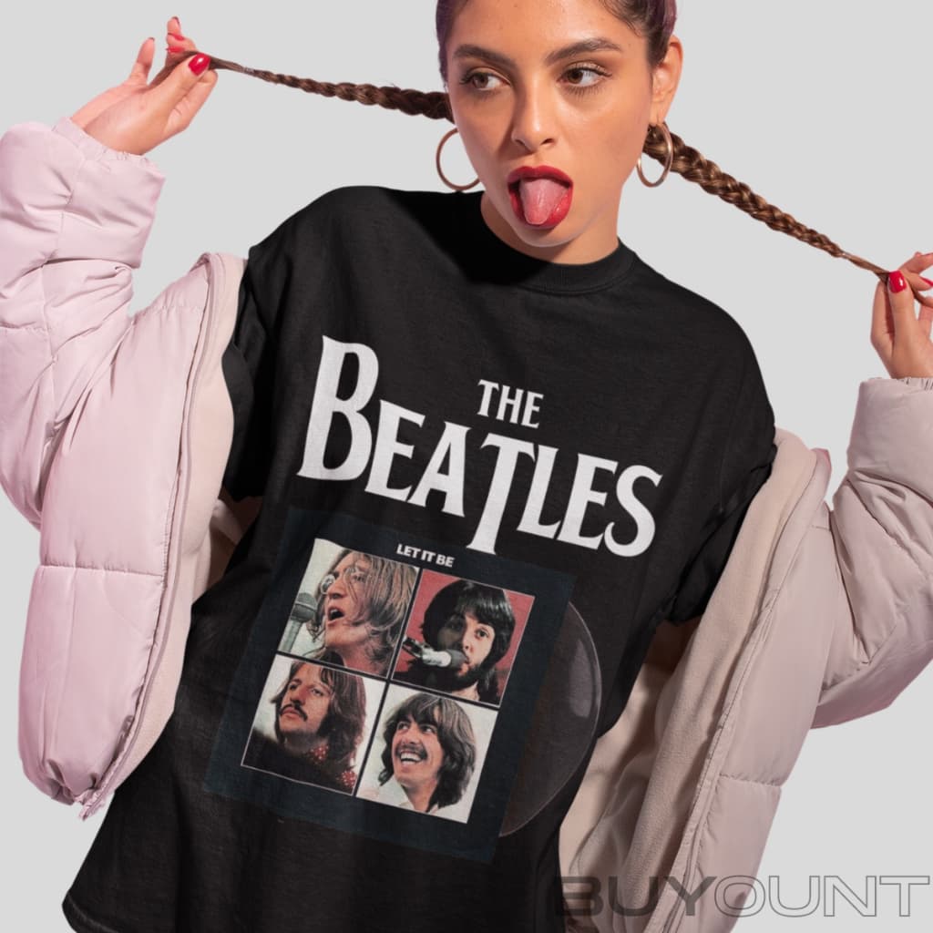 Camiseta Básica The Beatles Banda Rock 60