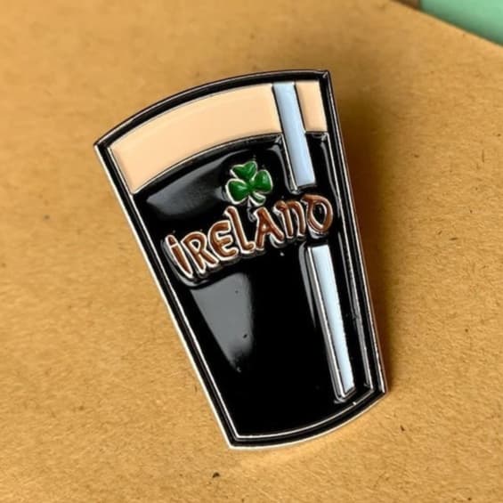Broches Irlanda Cervejaria Guiness Full Pint Acessório Pin Metal Beer