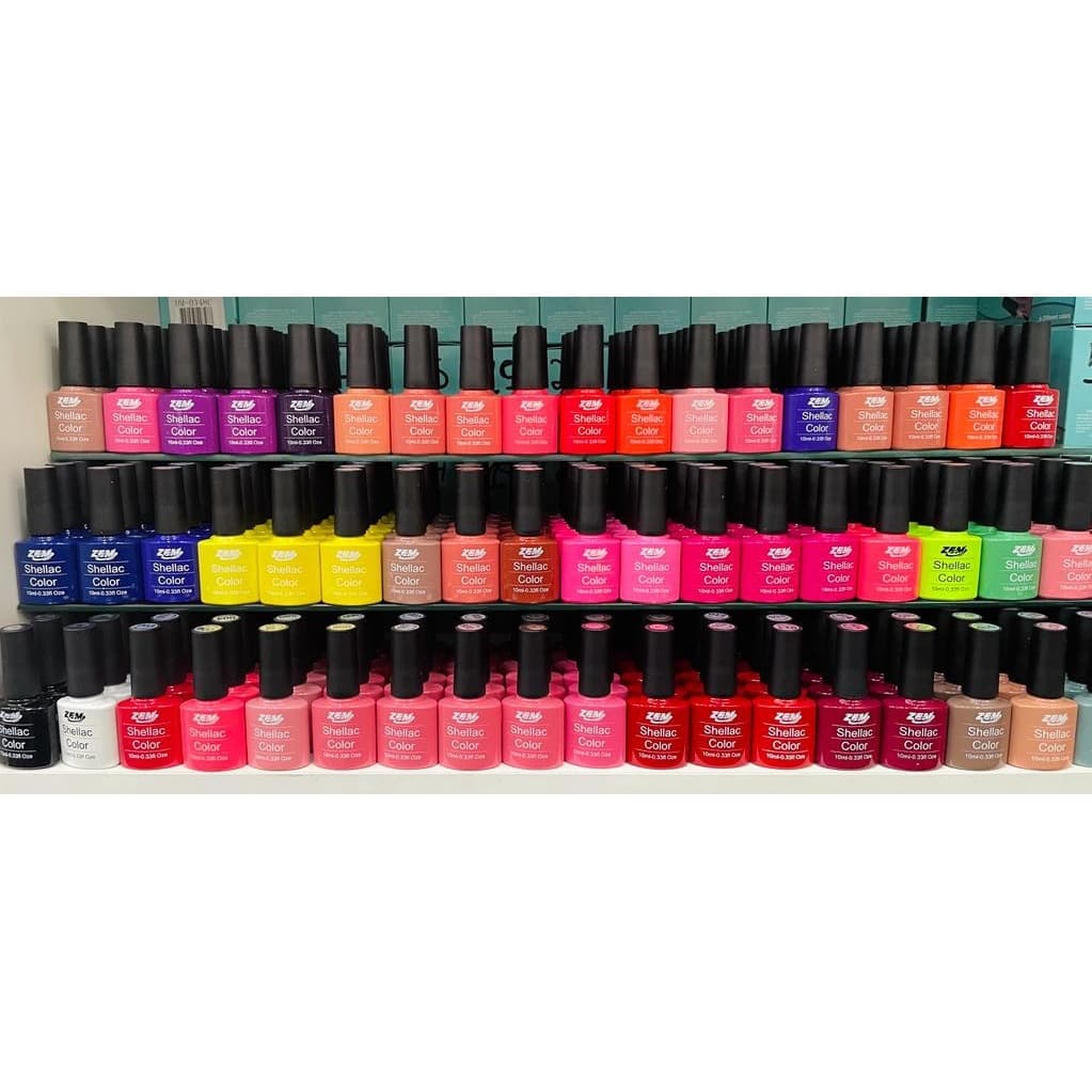 KIT COM 5 EsmalteS em Gel Led Uv ZEM 10ml Escolher Cores Por Mensagem