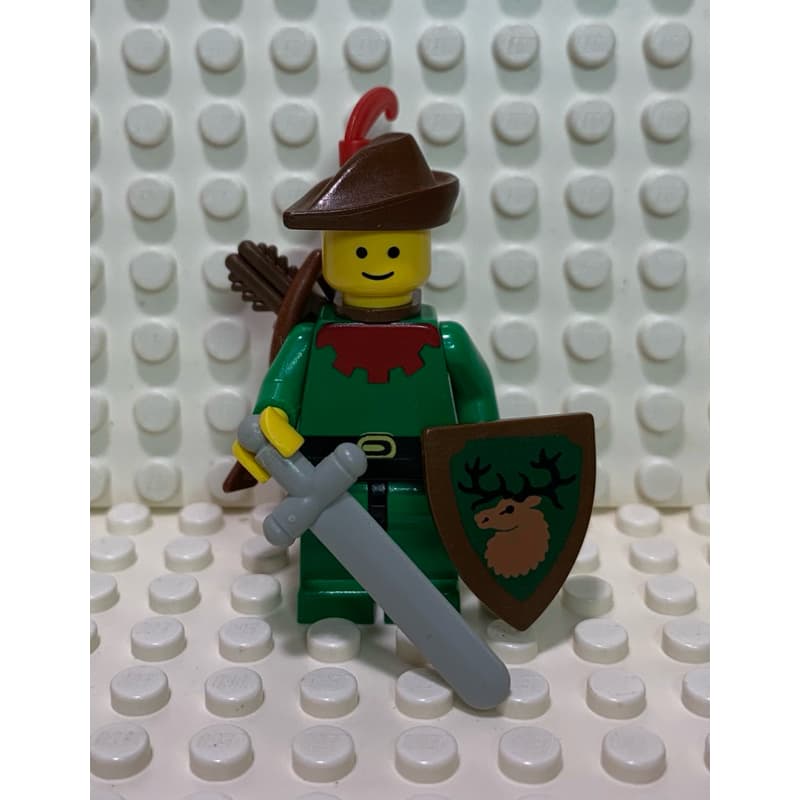 Lego Castle minifigura Forestman (raridade) 9 peças Lego original