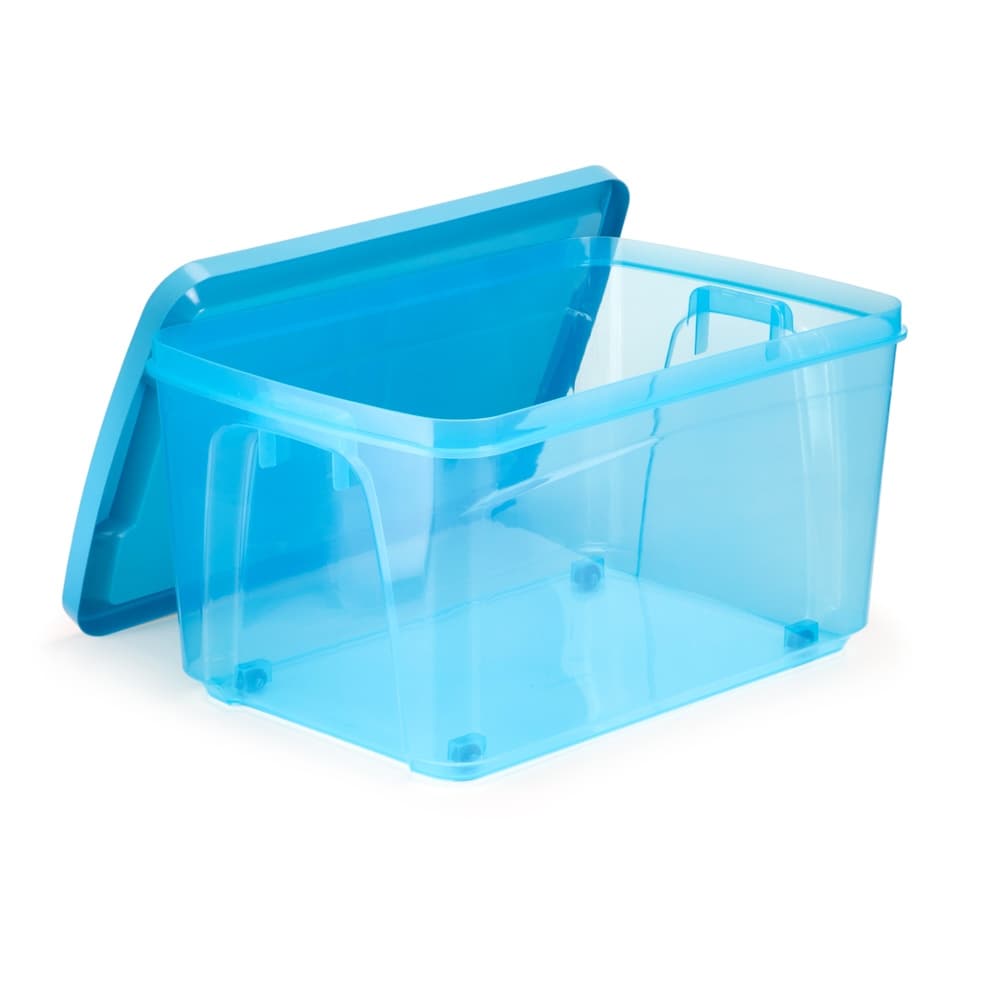 Caixa Organizadora Multiuso Stylo sem trava 60L coloridas Agraplast  Cod 977
