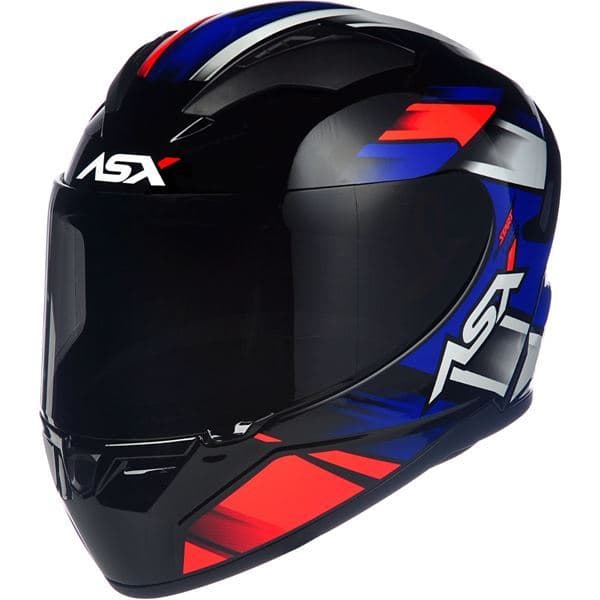 Capacete ASX City Start - Preto/Vermelho/Azul