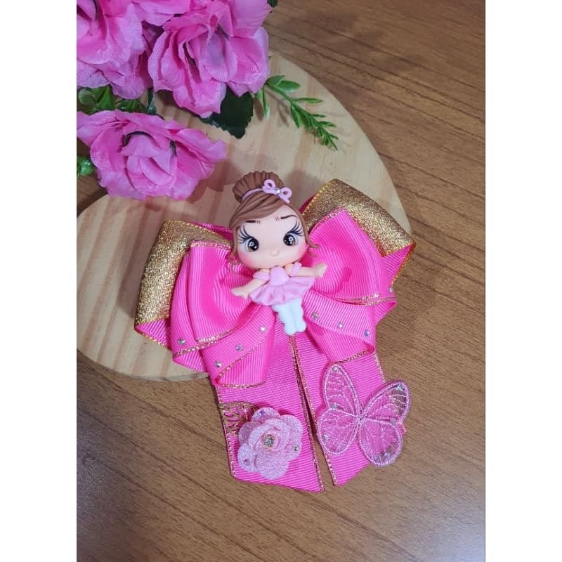 Laço de cabelo infantil bailarina, Laço de Festa Bailarina, tiara infantil bailarina de luxo. Bailarina de luxo.