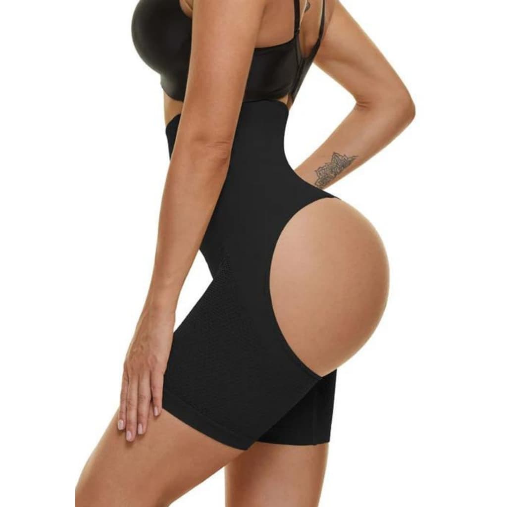 Cinta Shorts Modelador de bunda com abertura atrás Compress Empina Bumbum