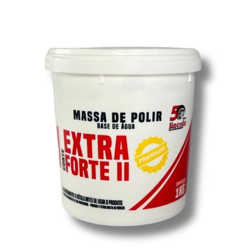 Massa de Polir Extra Forte Lincoln 1Kg