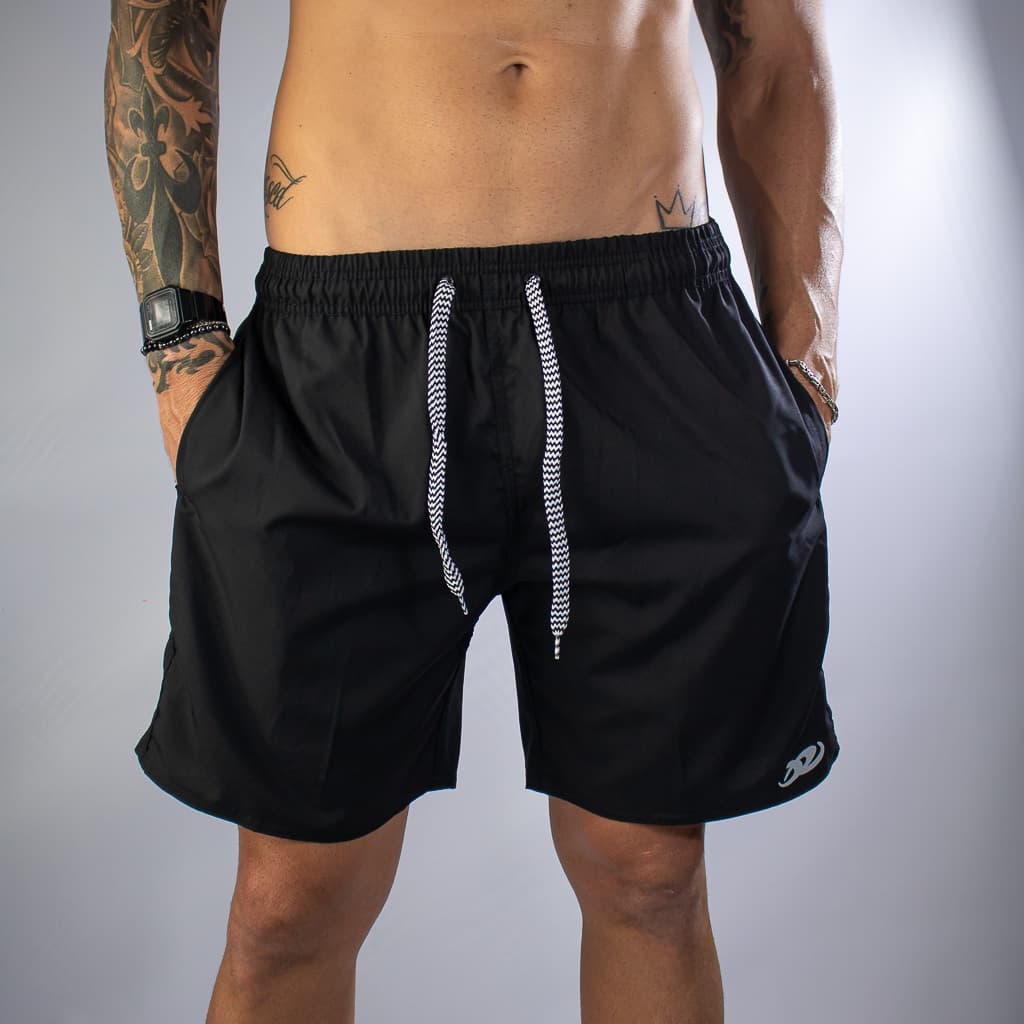 Bermuda short de Elastano com bolso embutido treino e praia