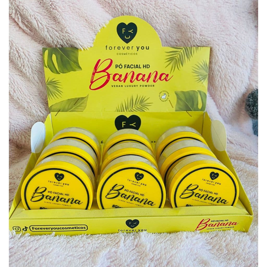 PÓ FACIAL HD BANANA (FOREVEYOU) COSMETICOS