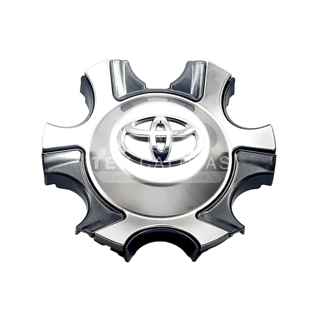 Calota para Centro de Roda de Liga Leve Original Hilux Srx 2016 A 2018 Aro 18- Grafite