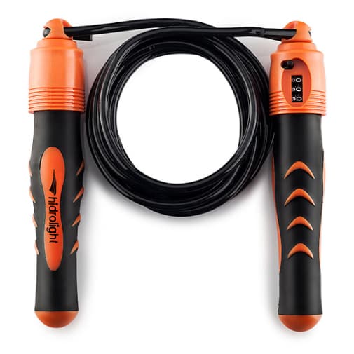 Corda De Pular Com Contador De Giros Cabo Macio Hidrolight