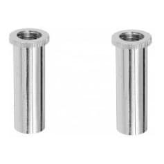 2 Aperta Canopla Longo 55mm PVC Cromado