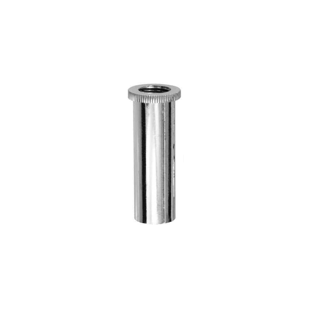 Aperta Canopla Longo 55mm PVC Cromado Luxo