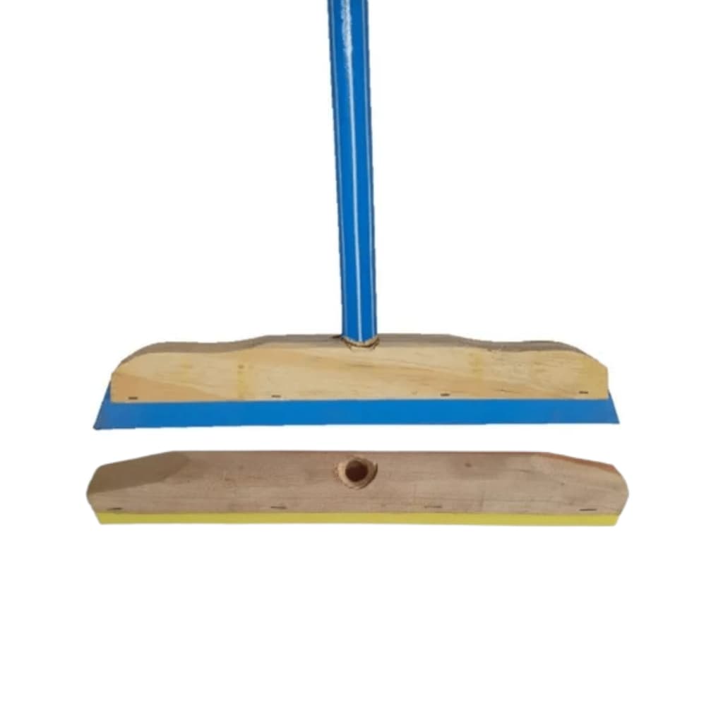 Rodo de Madeira e E.V.A 40 CM Sortido Com Cabo