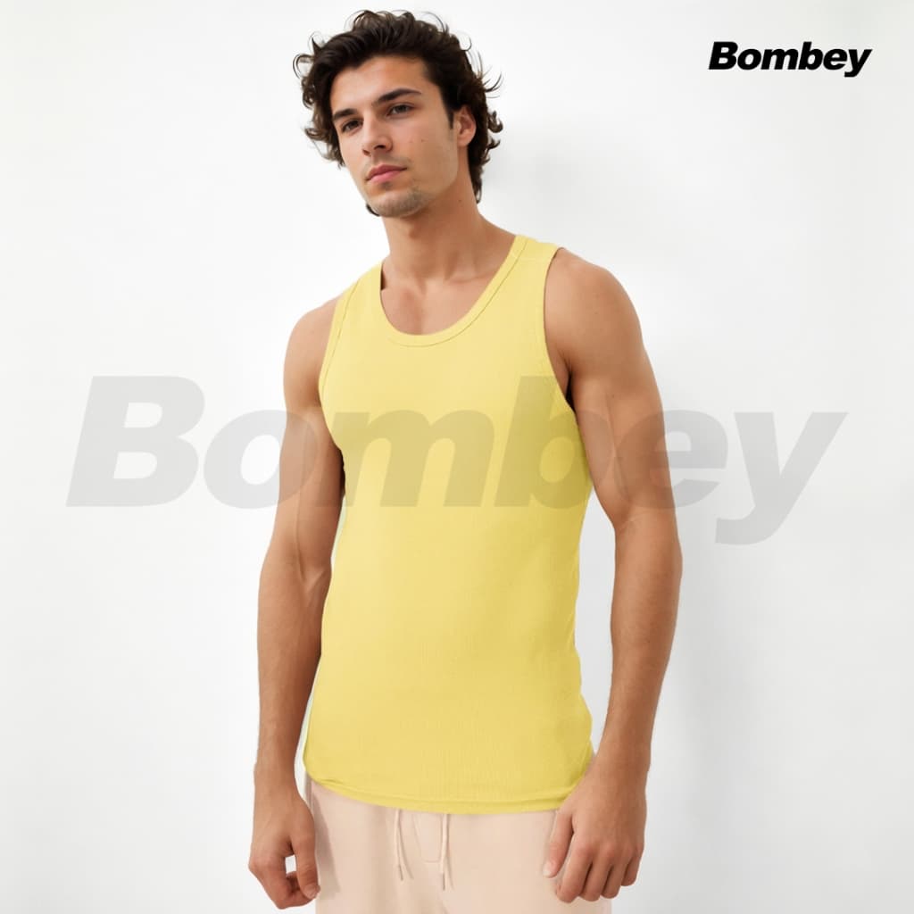 Camiseta Regata Masculina Tank Modelo Americano Gringa Ribana em Algodão e Elastano