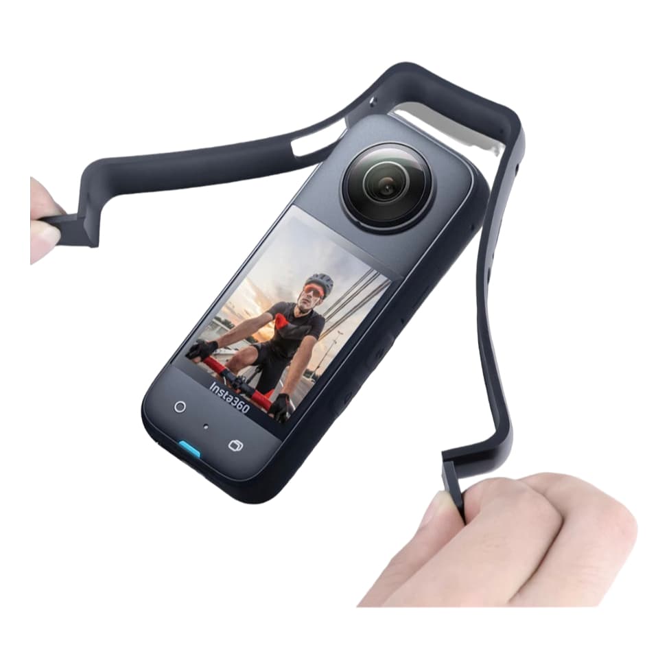 Acessório Insta360 Modelo X3 Gaiola E Suporte Adapta Go Pro Moldura Frame Protetor Preto