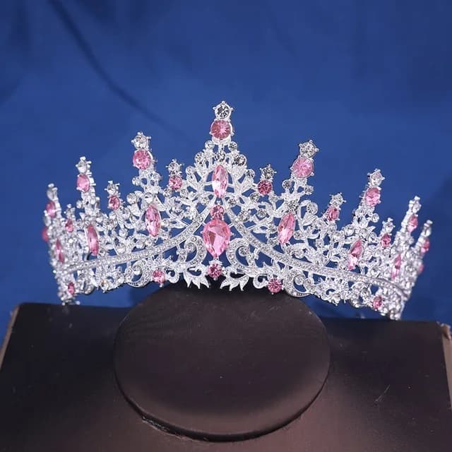 Coroa Tiara Noiva Debutante 15 Anos Dama Festa Colorida C25