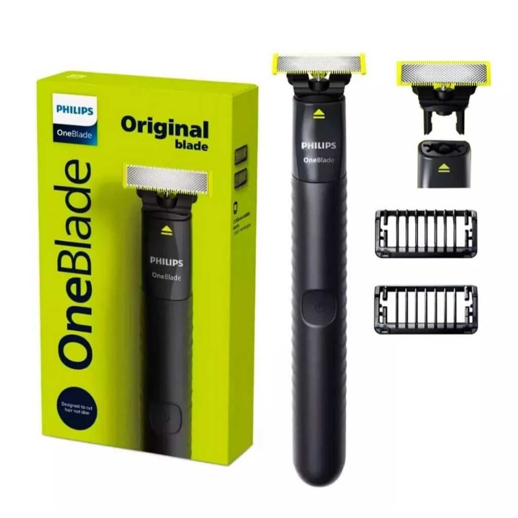 Maquininha Barbeador elétrico Sem fio Philips Oneblade QP1424 Original